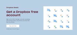 Best cloud storage-Dropbox's homepage