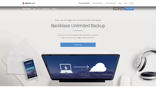 best cloud storage-Backblaze's homepage