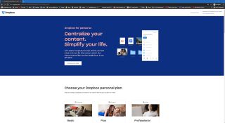 Best cloud storage-Dropbox's homepage