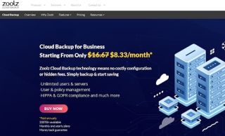 Best cloud storage-Zoolz'homepage
