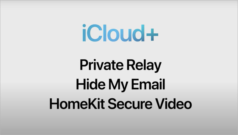 iCloud Plus features