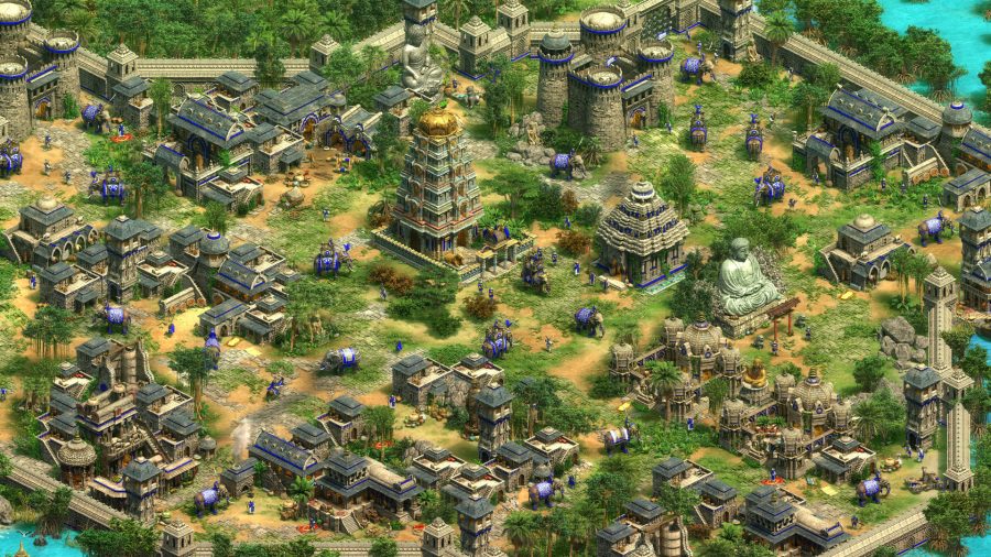 Um mapa do Age of Empires 2