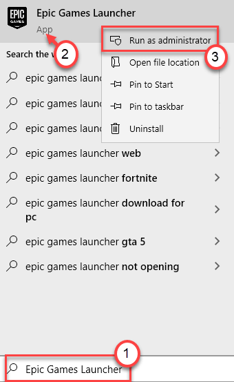 Epic Games Executar como Admin Min