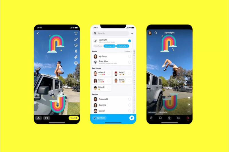 Snapchat Spotlight feature