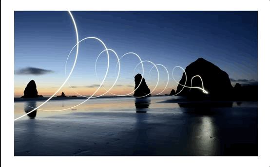 Gif de um carrossel de imagens i n ação