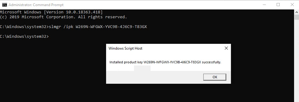 windows server 2019 kms server