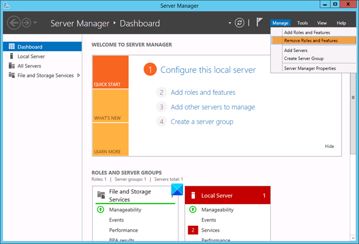 Como Remover Funções E Recursos No Windows Server - BR Atsit