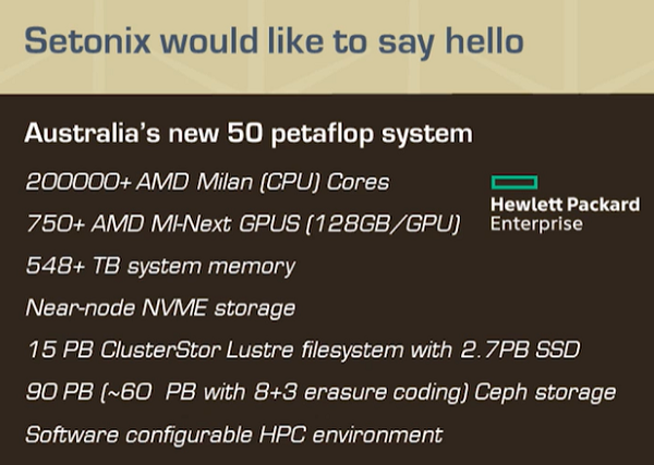 Novo supercomputador de 50 petaflop da Austrália: mais de 200.000 núcleos de CPU AMD EPYC 01 | TweakTown.com Novo supercomputador de 50 petaflop da Austrália: mais de 200.000 Núcleos de CPU AMD EPYC 01 | TweakTown.com
