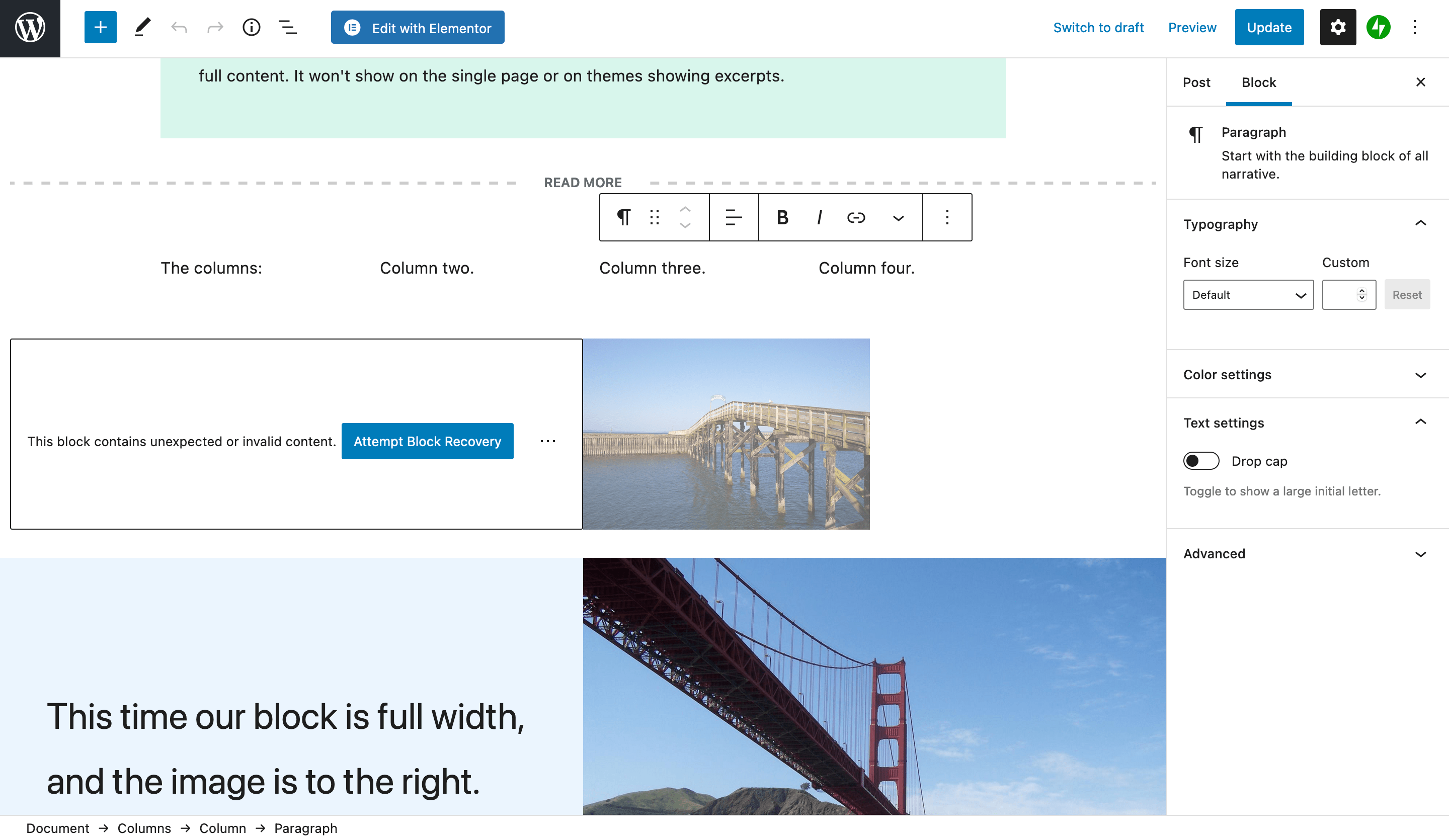 Avaliação do Elementor O principal concorrente do Block Editor acelera