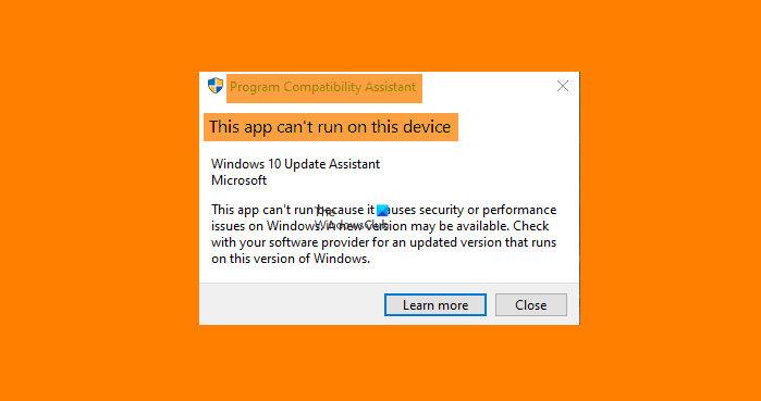 Como resolver erro 'Este aplicativo não pode ser executado em seu PC