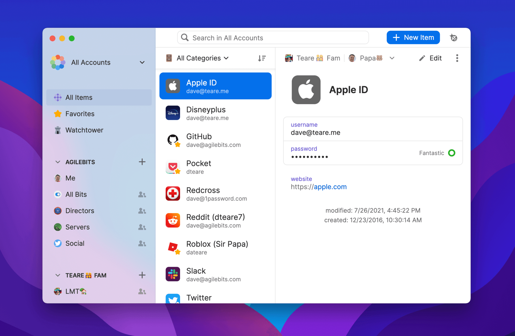 security of 1password 7 for mac