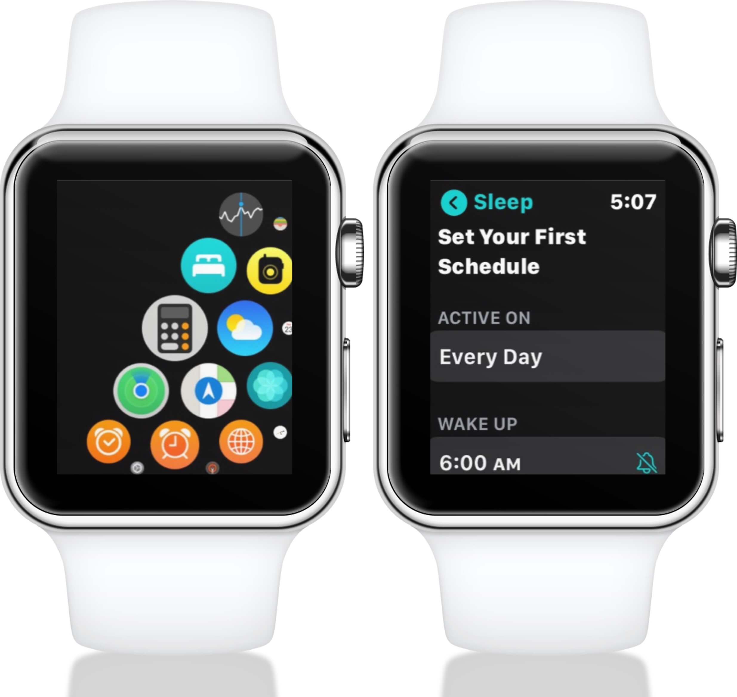 app monitorar sono apple watch