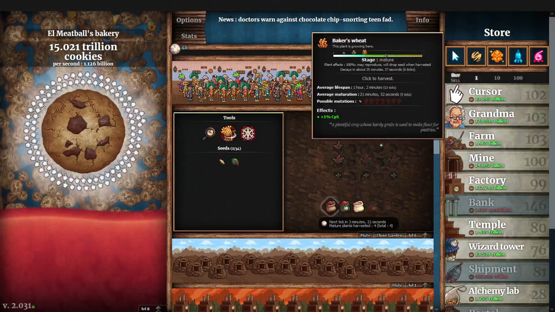 Após 8 anos em desenvolvimento, Cookie Clicker chega ao Steam em 1