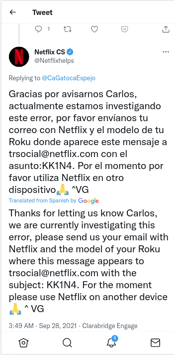 Como corrigir o código de erro da Netflix TVQ-ST-131, código de