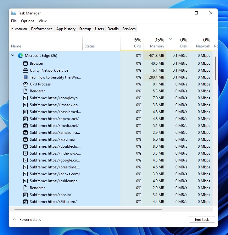 O Gerenciador De Tarefas Do Windows 11 Está Recebendo Novos Recursos Br Atsit 4235
