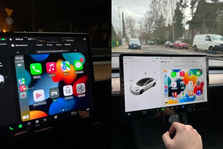 Carplay tesla model 3