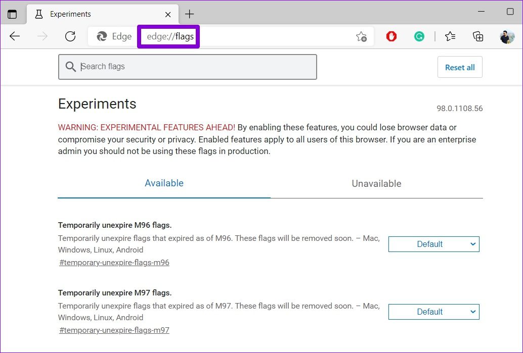 Edge flags quic. Edge://Flags. Параллельная загрузка в Edge.