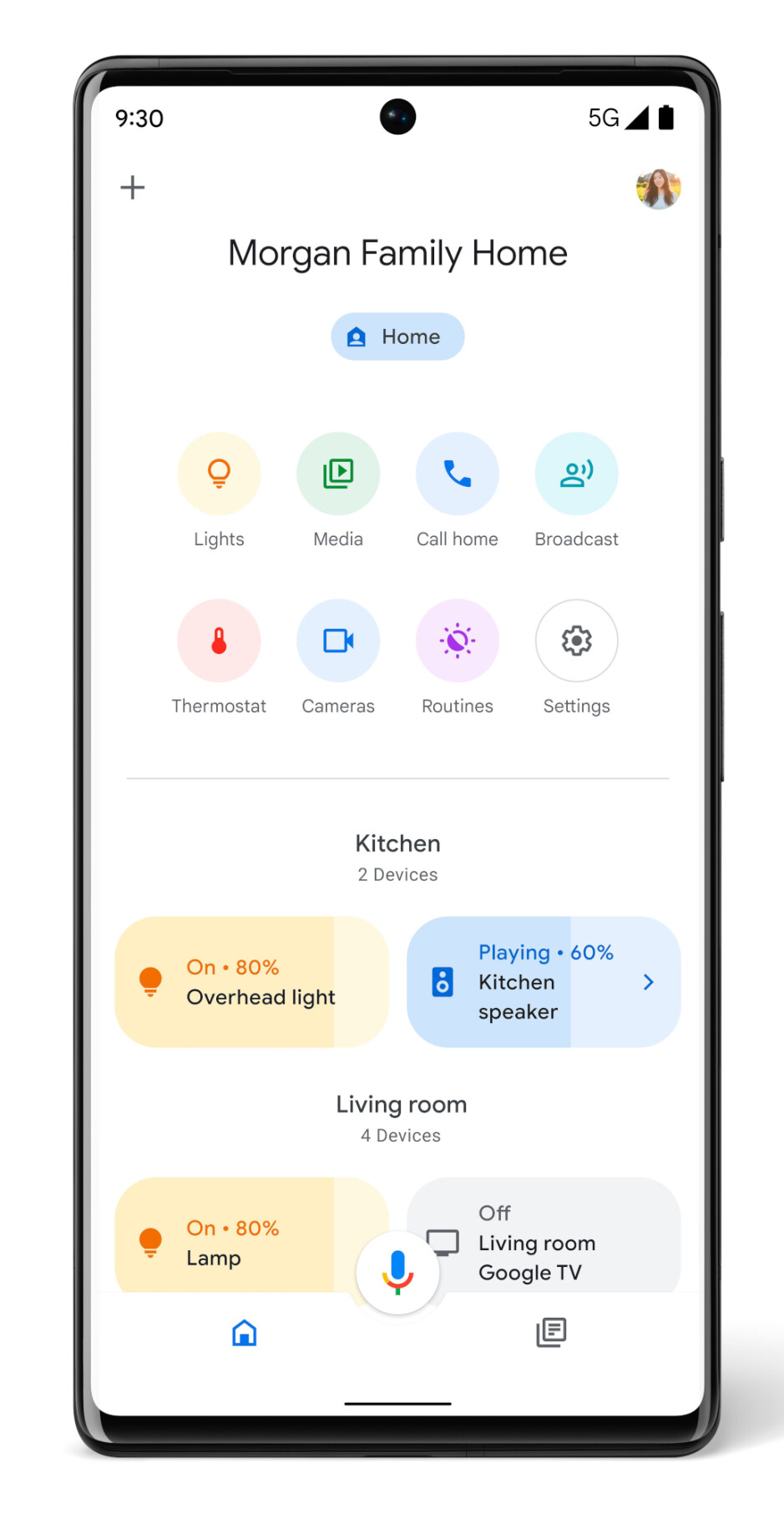 O aplicativo google home recebe uma atualiza o massiva mais novos