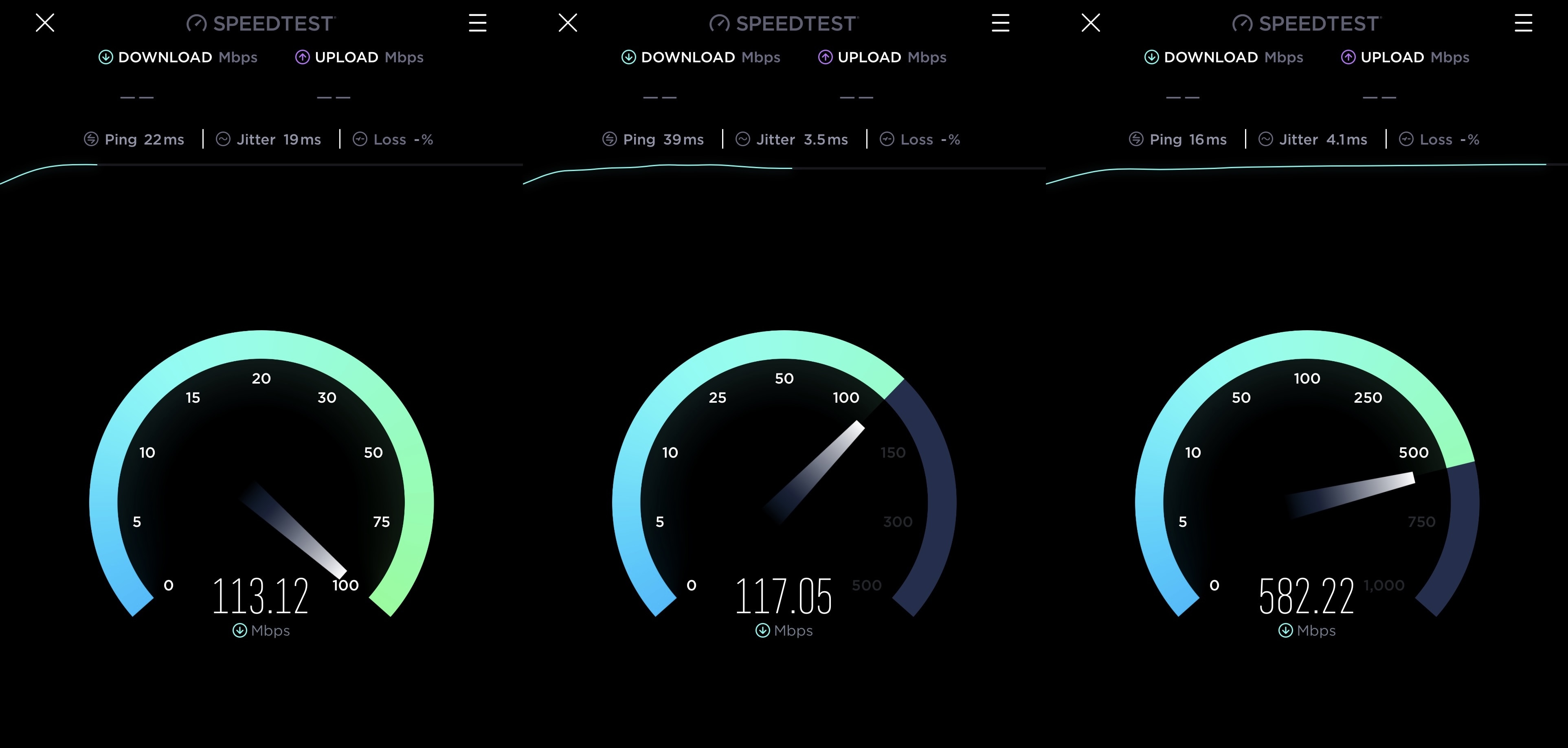 Velocímetro Speedtest, Teste de Velocidade da Internet