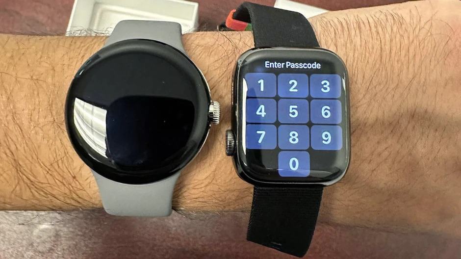 apple watch with pixel