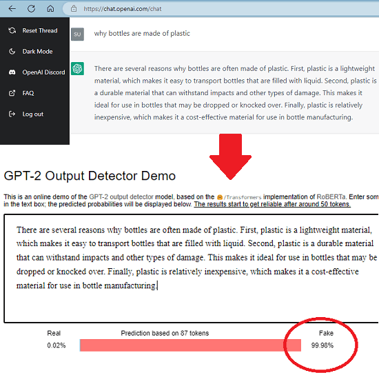 Language Analysis Tools To Detect Chatgpt Generated Text