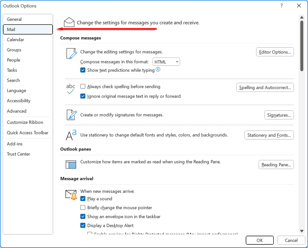 Como Alterar O Tamanho Da Fonte No Outlook BR Atsit