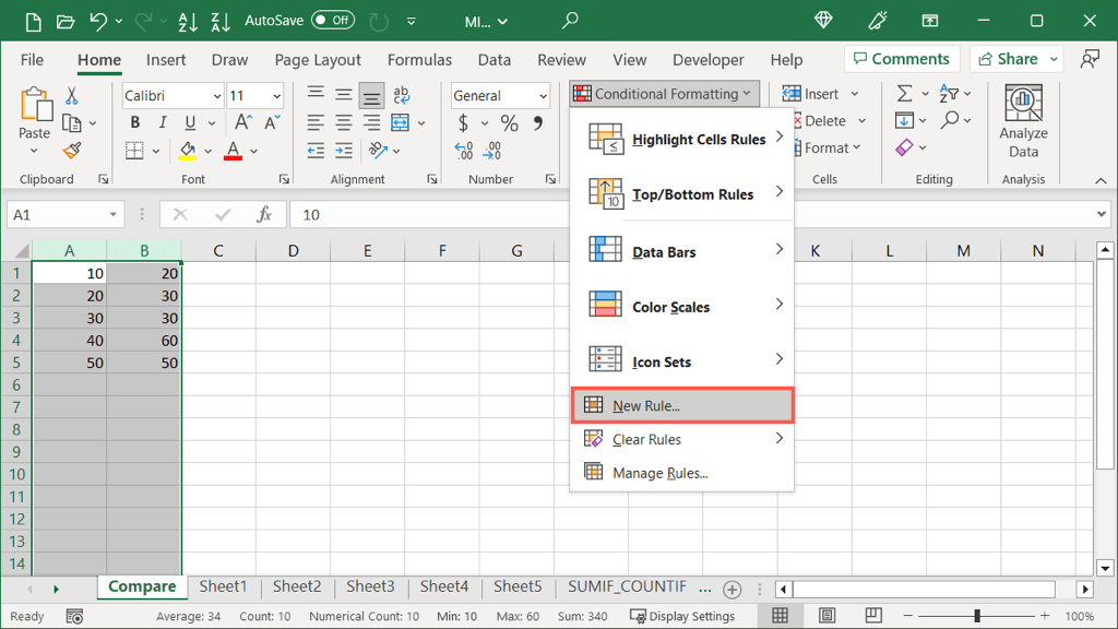 Como Comparar Duas Colunas No Microsoft Excel Br Atsit