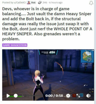 Sniper Pesado Fortnite - Nerf Heavy SR 